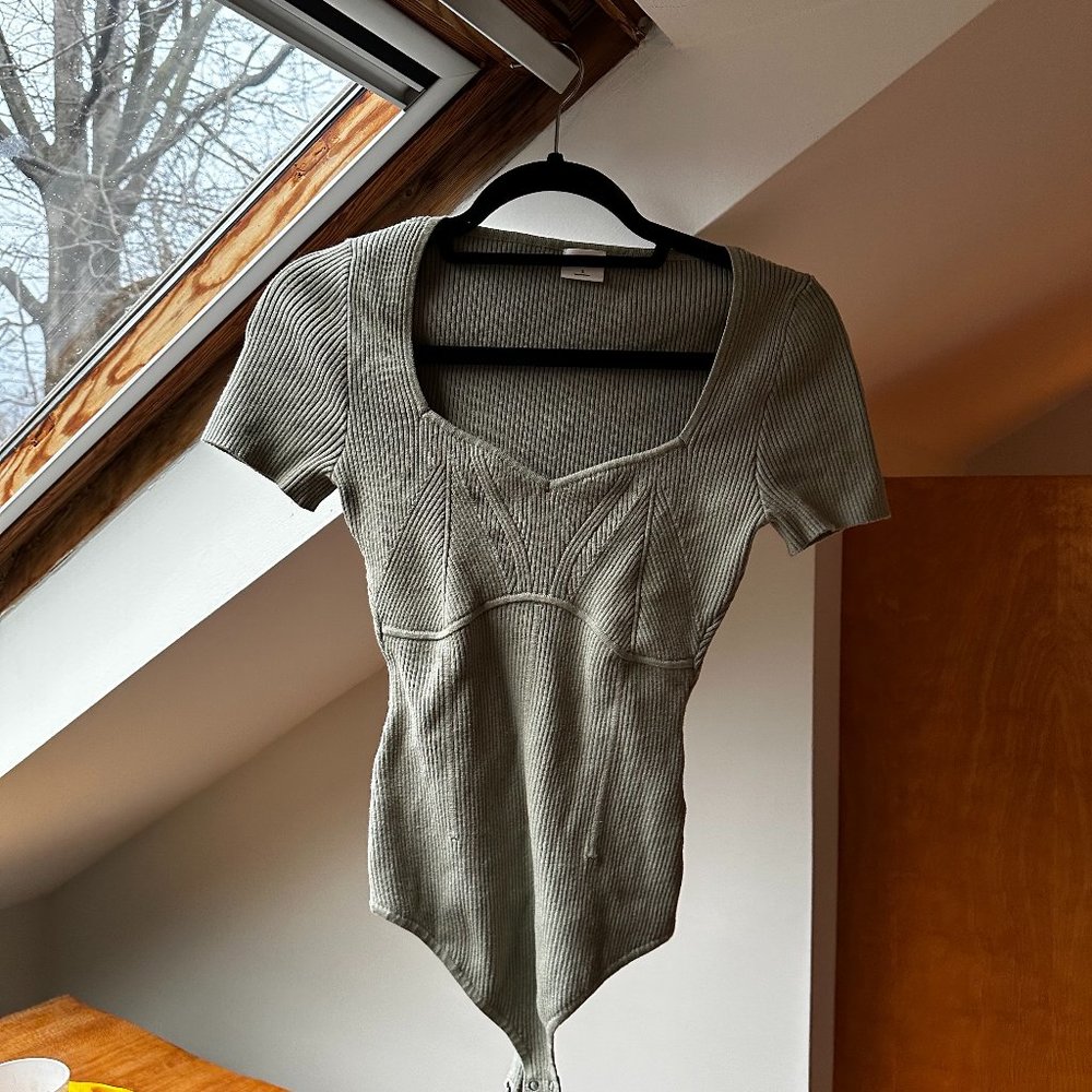 Abercrombie and Fitch Green bodysuit